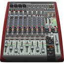 Behringer Ufx1204  Premium 12-Input 4-Bus Mixer With 16X4 Usbfirewire Interface - Red One Music