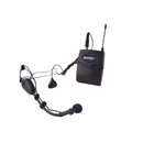 Gemini UHF-02HL Système sans fil double canal, comprend un récepteur UHF, 2 émetteurs ceinture et 2 microphones-cravate pour casque