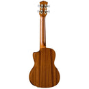 Luna TATTOO Ukulélé de concert en acajou avec préampli et housse