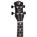 Luna UKE VMS BKS Vintage Mahogany Soprano Ukulele (Black Satin)