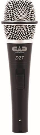 Microphone dynamique supercardioïde CAD D27 avec interrupteur