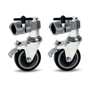 DW Hardware DWCPRKCAST DW Rack Casters Single Brake (Pair)