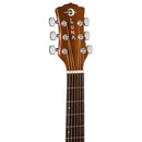 Luna WABISABI Guitare acoustique Dreadnought à 6 cordes en épicéa massif - Naturel satiné