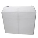 ProX XF-MESA-MK2 Mesa MK2 DJ Facade Table Station Includes White & Black Scrims and Padded Carry Bag - Red One Music