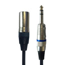 Standz Stxms-10 10 Foot Adapter Cable Xlr Male - 14 Trs - Red One Music
