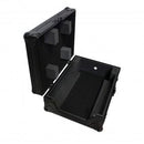 ProX XS-M12BL Universal 12 Mixer Ata Hard Road Flight Case For Large Format Dj Mixers Black On Black - Red One Music