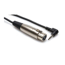 Hosa Xvm-105F 5 5 Foot - Stereo Cable - Xlr F To 35 Mm - Red One Music