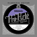 D'Addario CGX-3T Nylon transparent pro-arte avec composite g guitare classique à moitié définie une tension dure supplémentaire